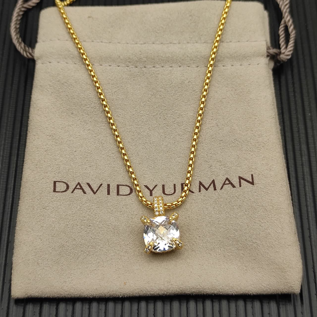 David Yurman Oval Pendant Necklace